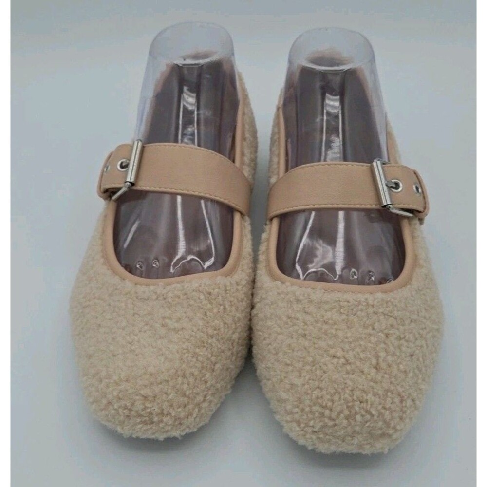 Dolce Vita Mellie Fuzzy Flat Mary Jane Loafers Womens Size 9 EUC - Picture 3 of 9